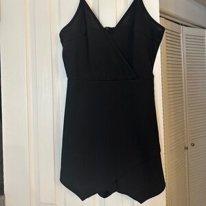 SHEIN black romper skort - XS
